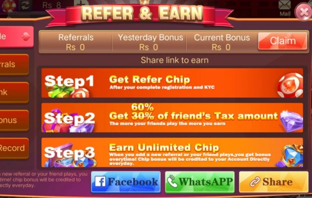 3 card one referral