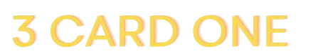 3 cards one logo
